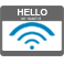 WiFi name tag icon
